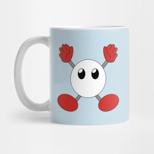 Round Boi In White And Red Mug